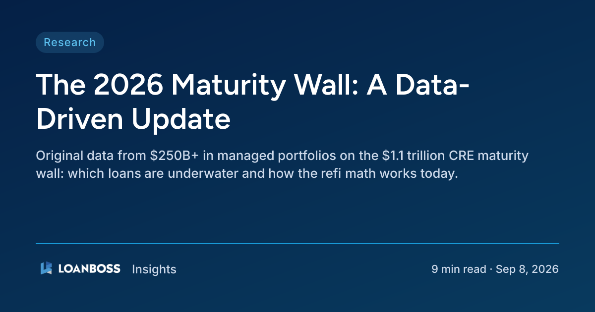 The 2026 Maturity Wall: A Data-Driven Update | LoanBoss
